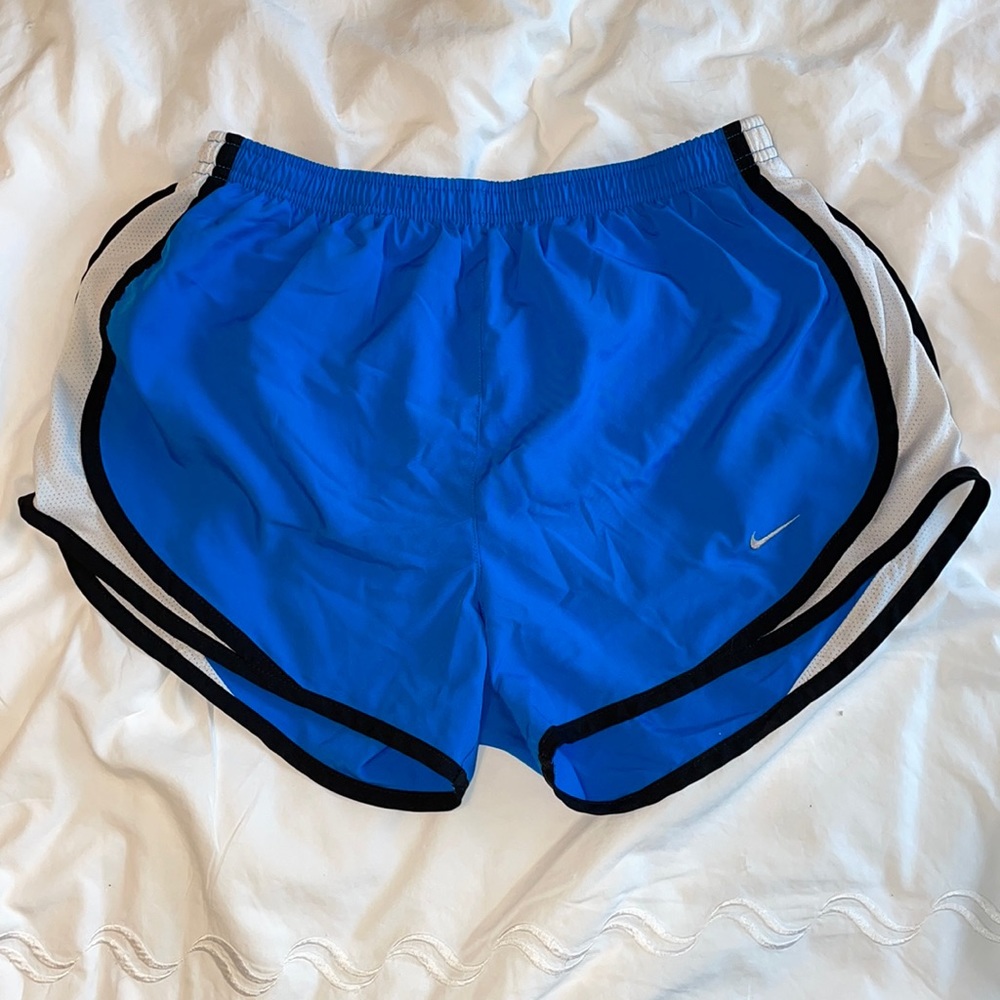 Nike Women’s Tempo Running Short / Size Small / Blue with black and white trim